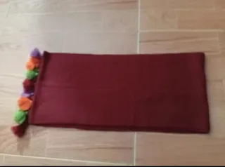 Bufanda de punto extra larga! Color burdeos NUEVA!