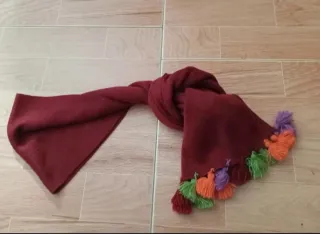 Bufanda de punto extra larga! Color burdeos NUEVA!