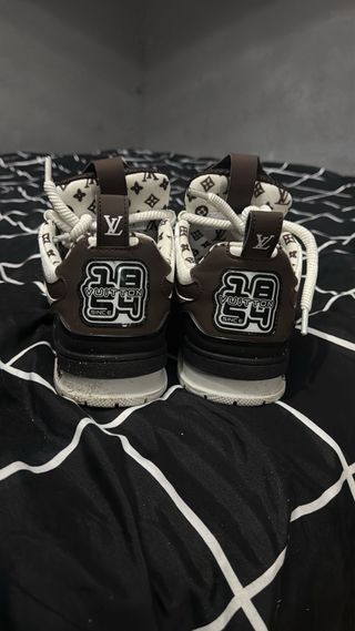 Zapatillas Louis Vuitton Skate Marrón y Blanco