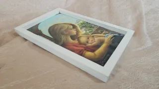 Lámina vintage Madre e hijo enmarcada Altarriba