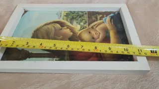 Lámina vintage Madre e hijo enmarcada Altarriba