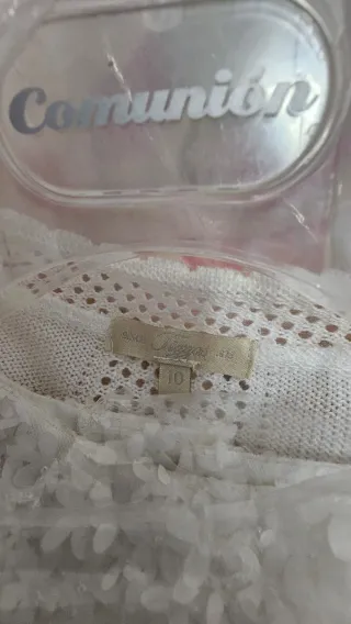 Vestido de Comunión Blanco Niña Marca TIZZAS