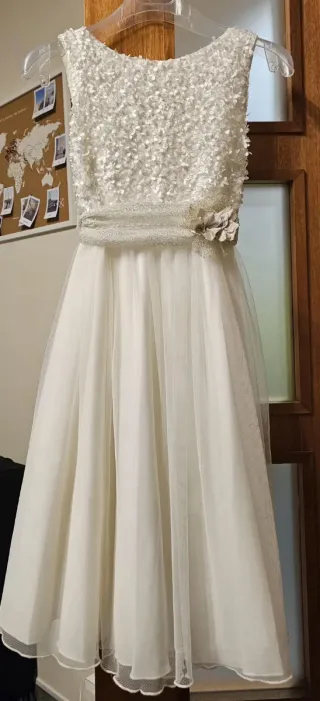 Vestido de Comunión Blanco Niña Marca TIZZAS