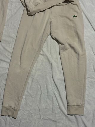 Conjunto Chándal Lacoste Beige
