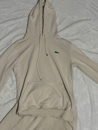Conjunto Chándal Lacoste Beige