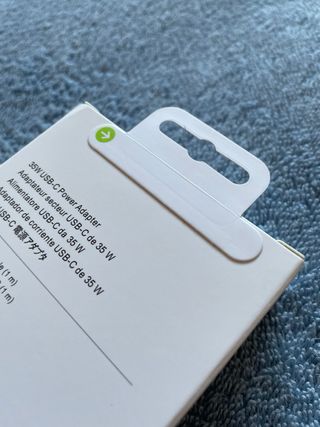 Cargador Rápido Apple 35W Completo Tipo C