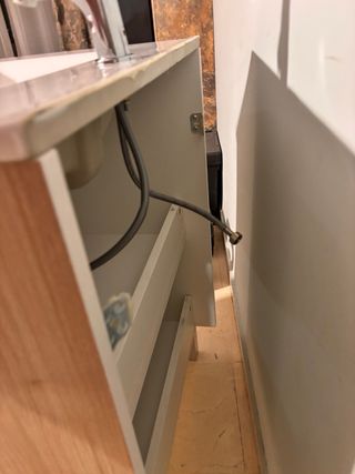 Mueble de baño con lavabo 60 cm