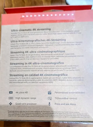 Fire TV Stick 4K Wi-Fi 6 8GB