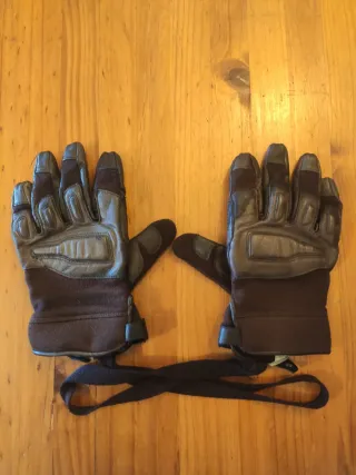 Guantes Tácticos Ejército Español Negros/Marrones