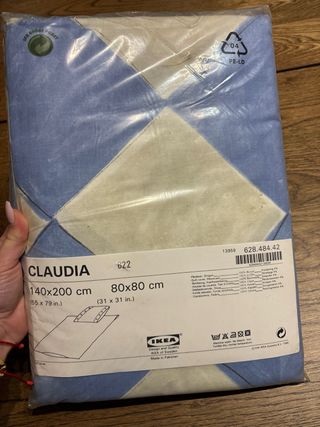 Capa de edredão e fronha IKEA CLAUDIA