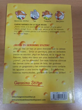 Libros lectura 3 Geronimo Stilton y 1 de Bad Pat