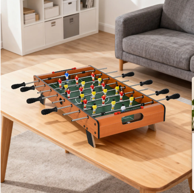 Futbolín HOMCOM Madera Niños Mesa Juego