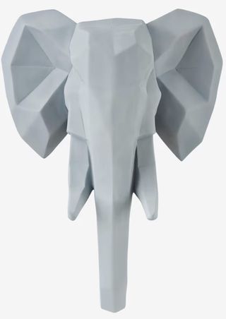 Lámpara pared elefante geométrico gris