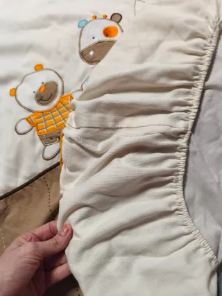 Chichonera y funda nórdica cuna marca Pirulos