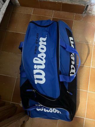 Paletero Tenis Wilson Pro Staff Azul