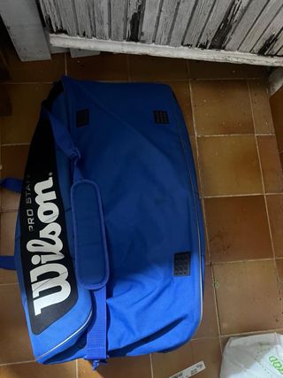 Paletero Tenis Wilson Pro Staff Azul