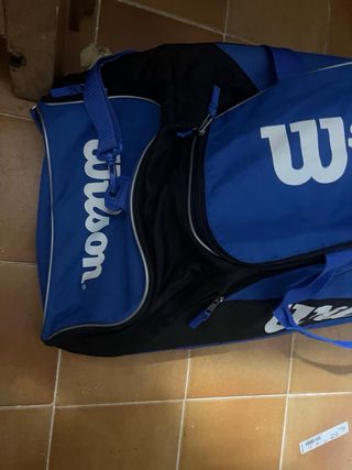 Paletero Tenis Wilson Pro Staff Azul