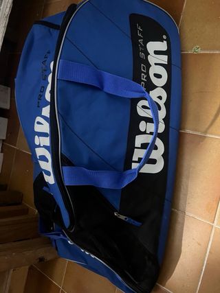 Paletero Tenis Wilson Pro Staff Azul
