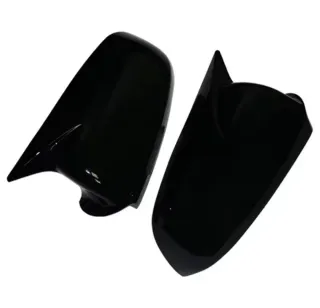 Cubiertas Espejo Audi Negro Brillante