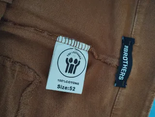 Pantaloni marroni uomo taglia 52