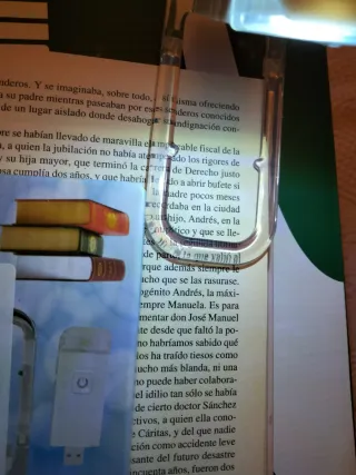 Lámpara LED Lectura USB Clip