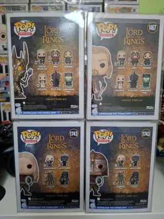 Funko Pop Lord of the Rings 4 Figuras