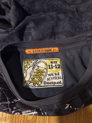 Camiseta Desigual Manga Larga Niños