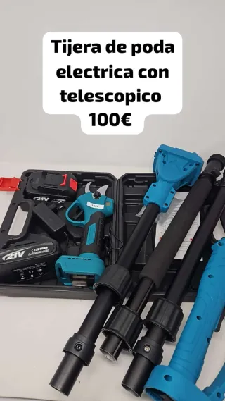Tijera Eléctrica Poda Telescópica 100€