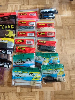 Lote señuelos pesca variados