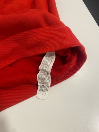 Sudadera Zara Roja Talla L