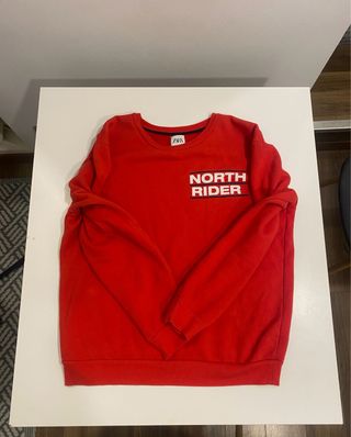 Sudadera Zara Roja Talla L