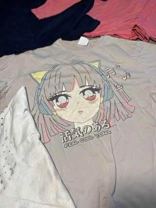 Lote 5 camisetas + mallas niña