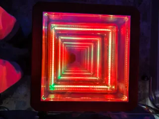 Juego Mesas Roble LED RGB ic .Con baterías