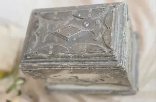 Antigua Caja Joyero Cofre Siglo XIX