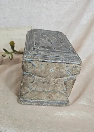 Antigua Caja Joyero Cofre Siglo XIX