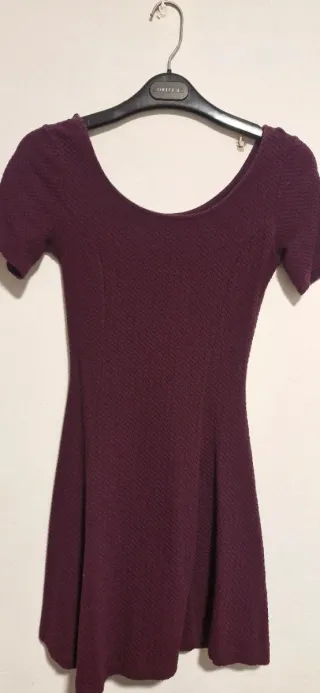 Vestido morado corto