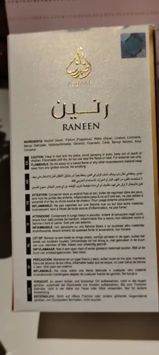 Perfume Árabe Raneen ASDAAF Mujer