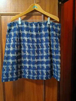 Conjunto Falda y Chaqueta Tweed hecho a mano
