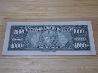 Billete 1000 Pesos Cuba 1950
