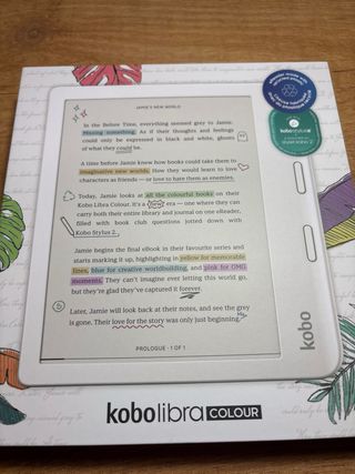 Ebook Kobo Libra Color Bianco