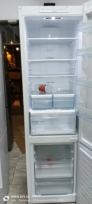 NEVERA COMBI BOSCH NO FROST ENERGÍA A+++