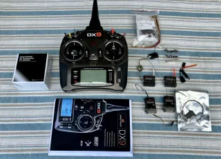 Spektrum DX9 emisora 9 Canales + 3 RX + Telemetria