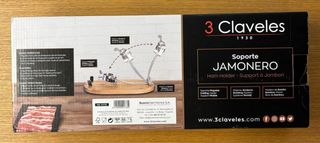 Soporte Jamonero 3 Claveles