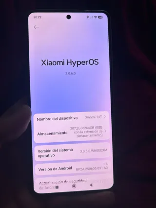 Xiaomi 14t, estado 10 de 10, impermeable