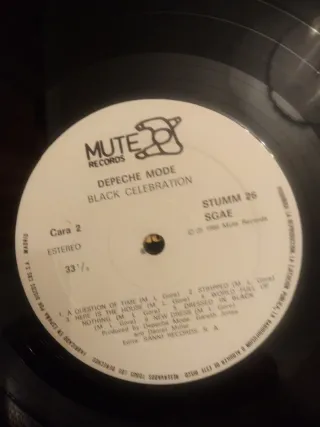 Vinilo Depeche Mode Black Celebration