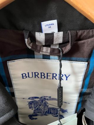 Trench Burberry Negro
