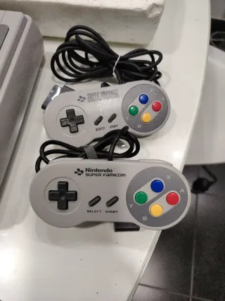 Consola Super Nintendo SNES Completa