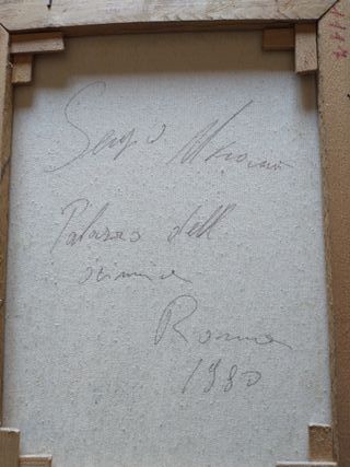 Quadro olio su tela originale Murano