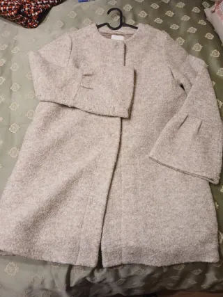 Cappotto donna beige/grigio