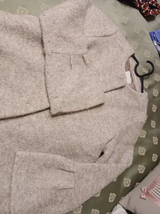 Cappotto donna beige/grigio